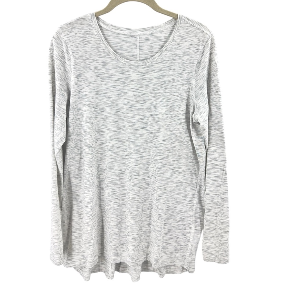 Lululemon Long Sleeve Top Womens 12 Soft Stretch Casual Workout Gym Yoga Comfy